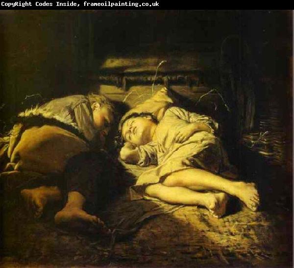 Vasily Perov Sleeping children